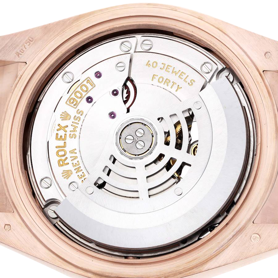 Rolex Sky-Dweller 42mm Rose Gold Chocolate Brown Dial Mens Watch 326235 - Image 7