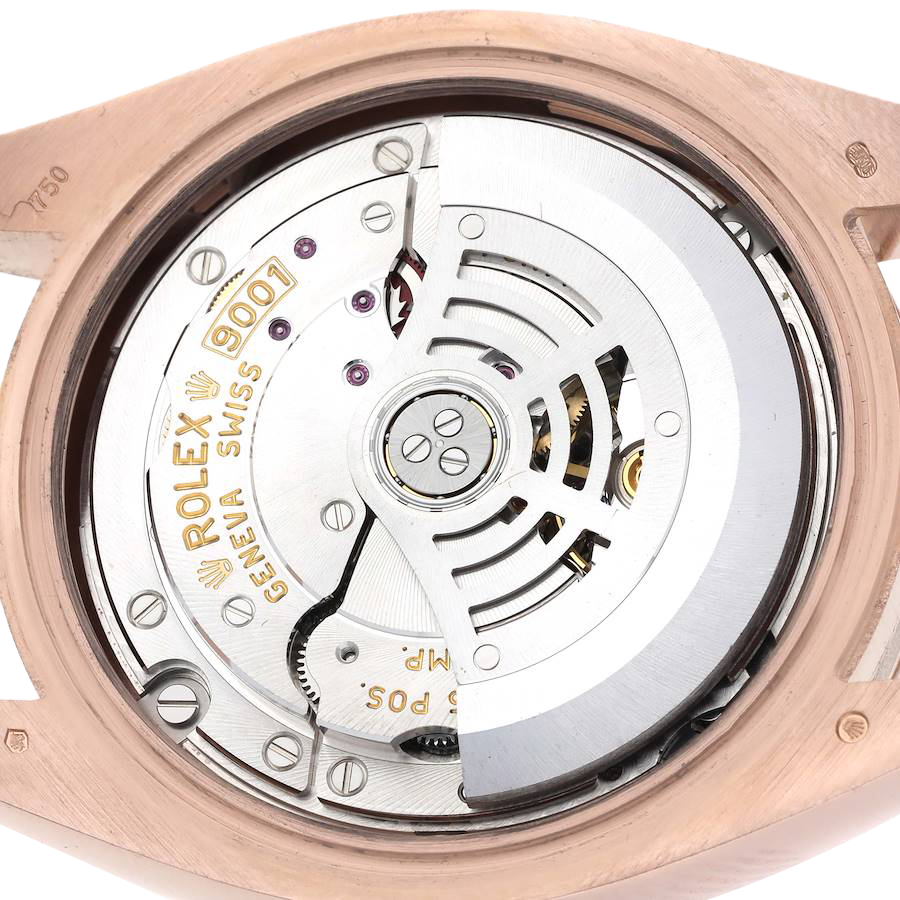 Rolex Sky-Dweller 42mm Rose Gold Chocolate Brown Dial Mens Watch 326935 - Image 7