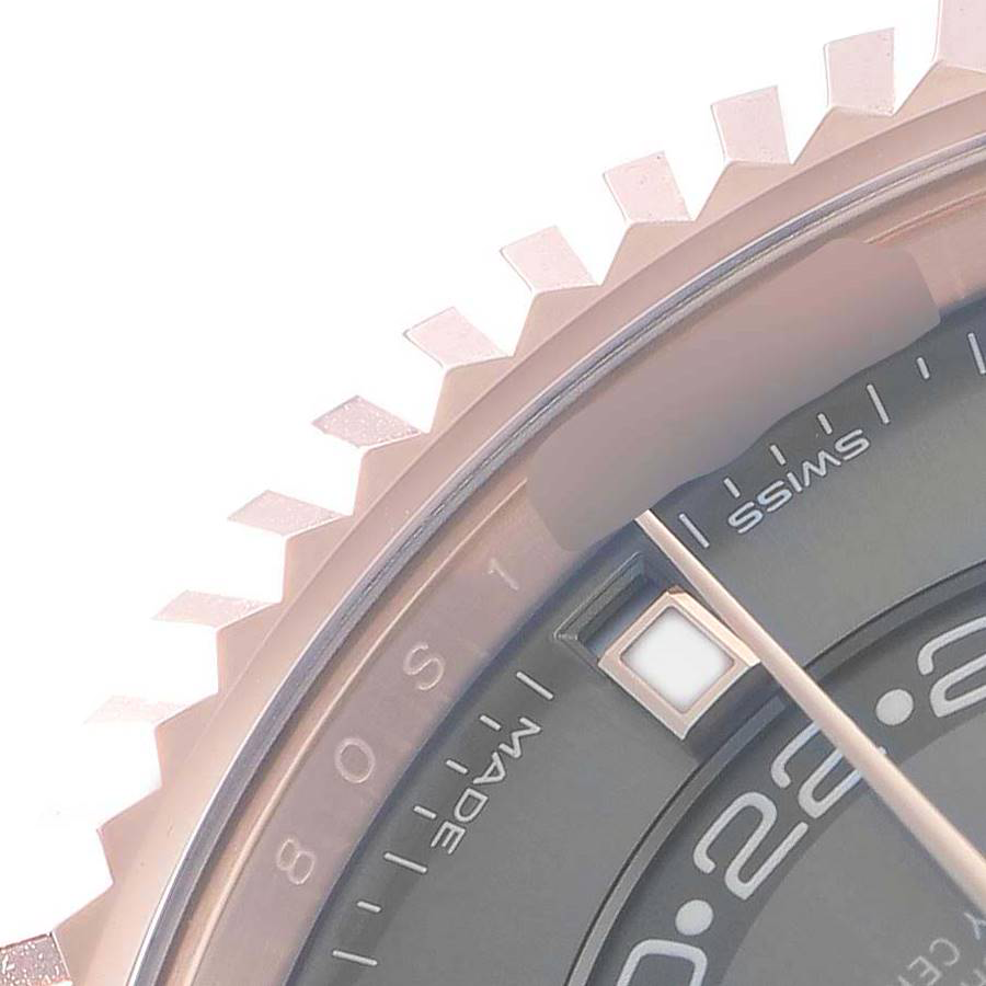 Rolex Sky-Dweller 42mm Rose Gold Slate Dial Mens Watch 326935 - Image 8