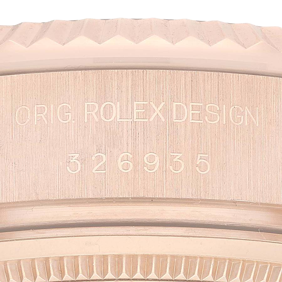 Rolex Sky-Dweller 42mm Rose Gold Sundust Dial Mens Watch 326935 - Image 8
