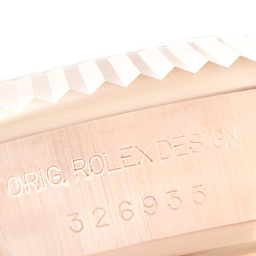 Rolex Sky-Dweller 42mm Rose Gold White Dial Mens Watch 326935 - Image 9