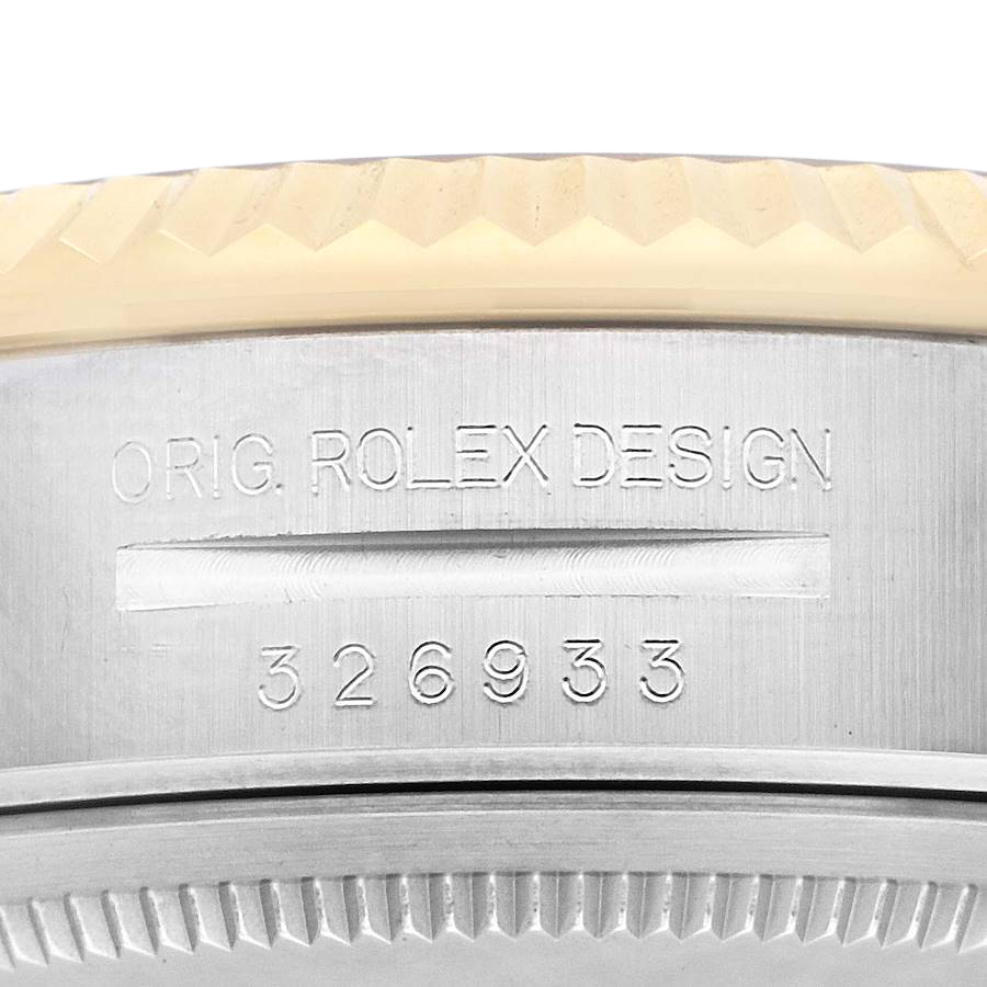 Rolex Sky Dweller 42mm Steel Yellow Gold Dial Mens Watch 326933 - Image 9