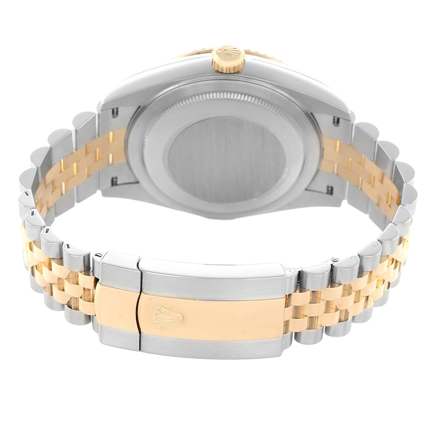 Rolex Sky-Dweller 42mm Steel Yellow Gold Silver Dial Mens Watch 326933 - Image 6
