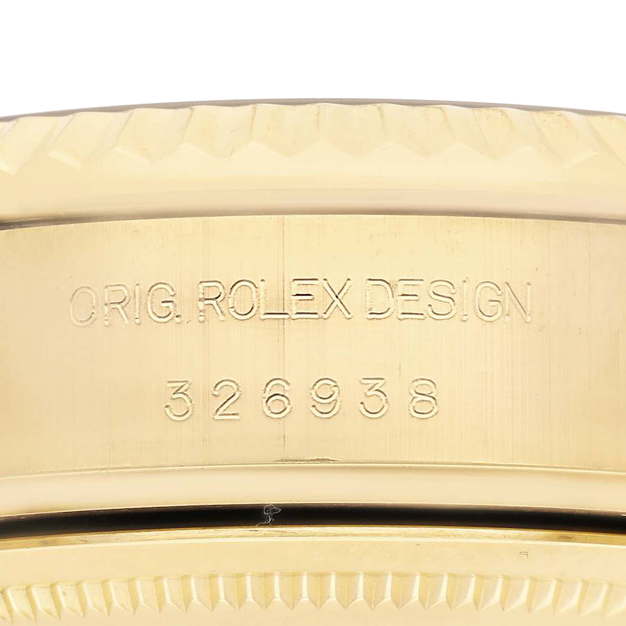 Rolex Sky-Dweller 42mm Yellow Gold White Dial Automatic Mens Watch 326938 - Image 9