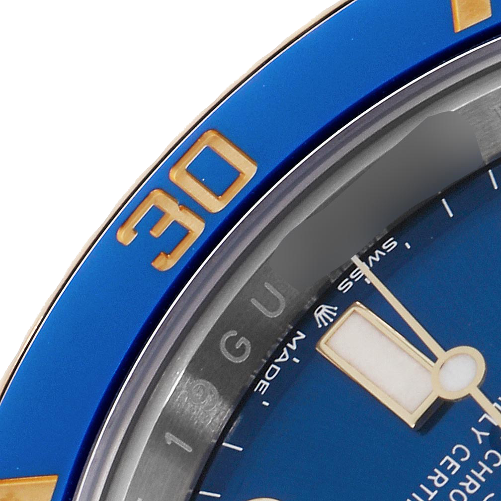 Rolex Submariner 41mm Steel Yellow Gold Blue Dial Mens Watch 126613 - Image 8