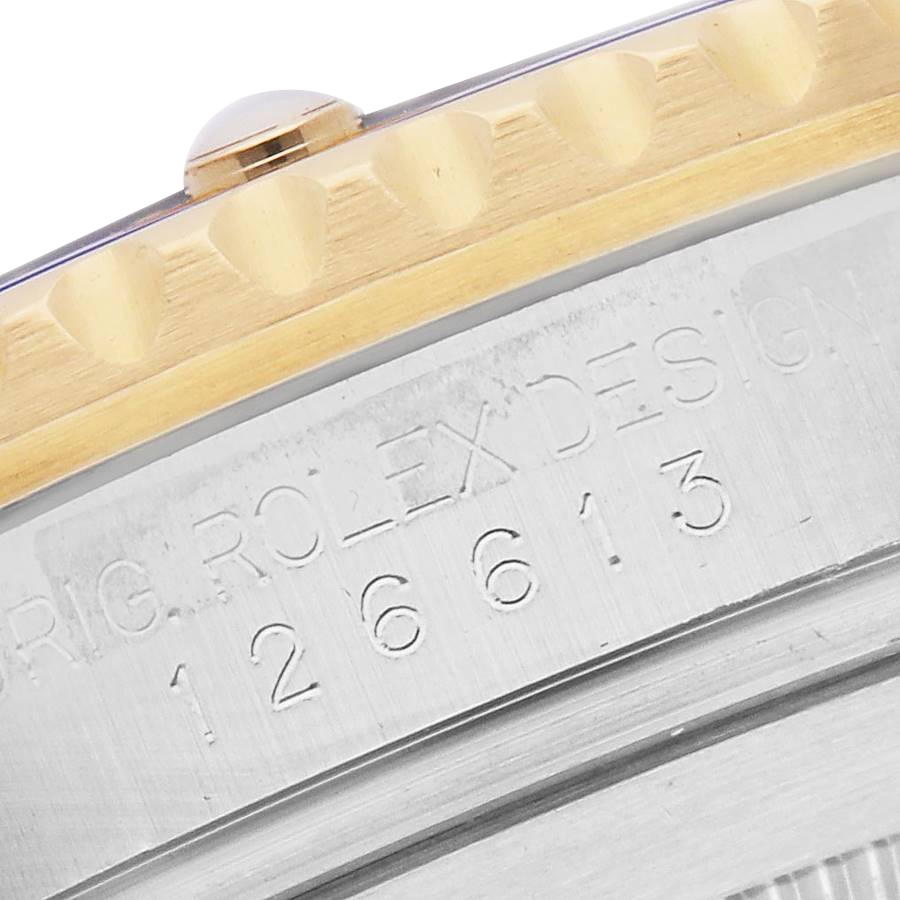 Rolex Submariner 41mm Steel Yellow Gold Blue Dial Mens Watch 126613 - Image 9