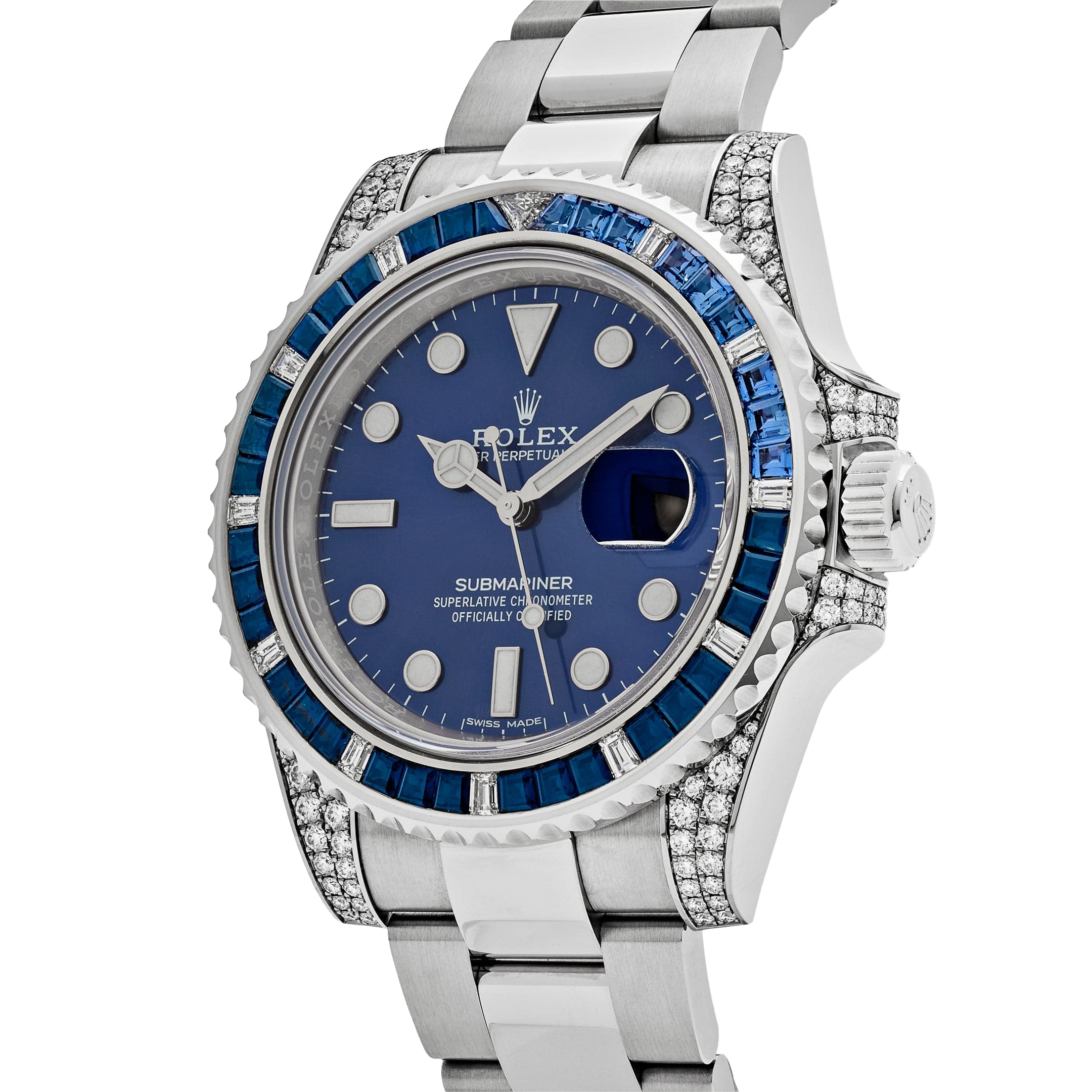 Rolex Submariner Date 40mm 116659SABR White Gold Blue Dial Sapphire Diamond Bezel - Image 2