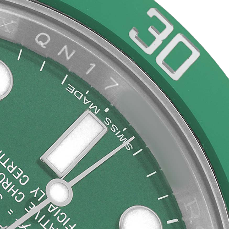 Rolex Submariner 40mm Hulk Steel Green Dial Bezel Mens Watch 116610LV - Image 8