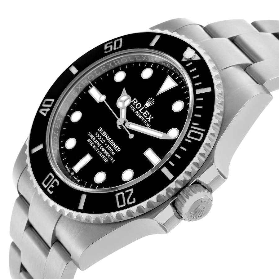 Rolex Submariner Non-Date Ceramic Bezel Steel 41mm Mens Watch 124060 - Image 5