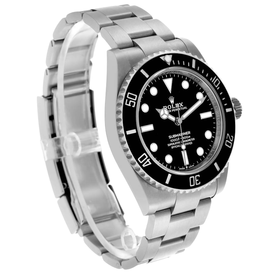 Rolex Submariner Non-Date Ceramic Bezel Steel 41mm Mens Watch 124060 - Image 4
