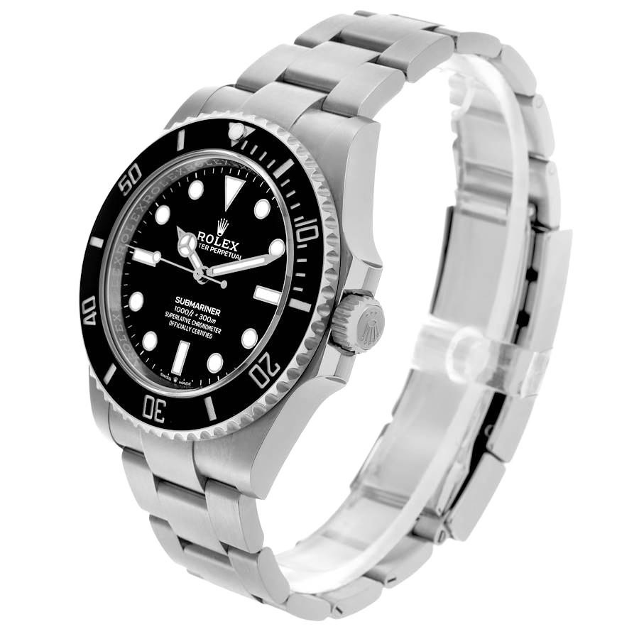 Rolex Submariner Non-Date Ceramic Bezel Steel 41mm Mens Watch 124060 - Image 2