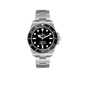 Rolex Submariner Non-Date Ceramic Bezel Steel 41mm Mens Watch 124060