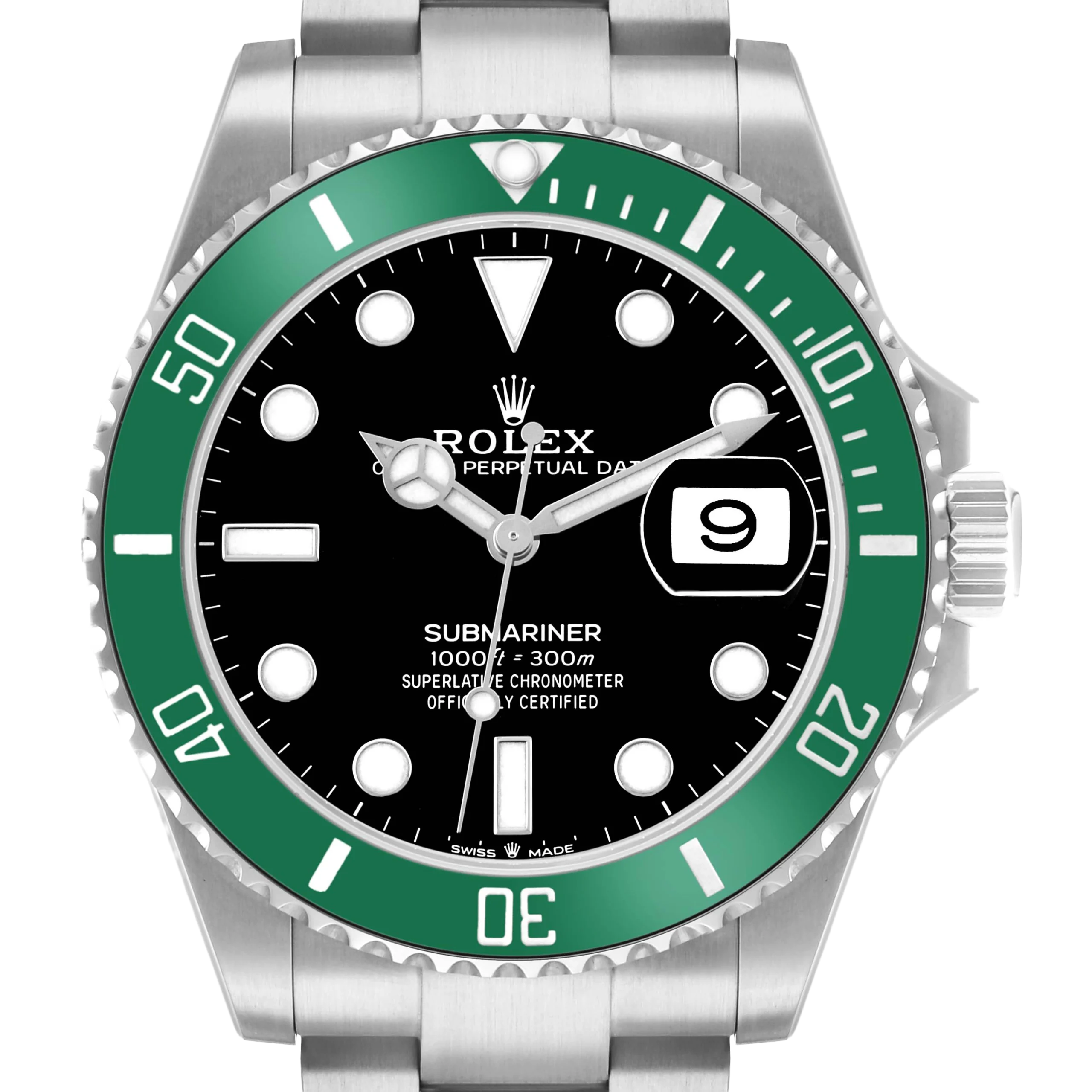 Rolex Submariner 41mm Starbucks Steel Green Bezel Mens Watch 126610LV - Image 3
