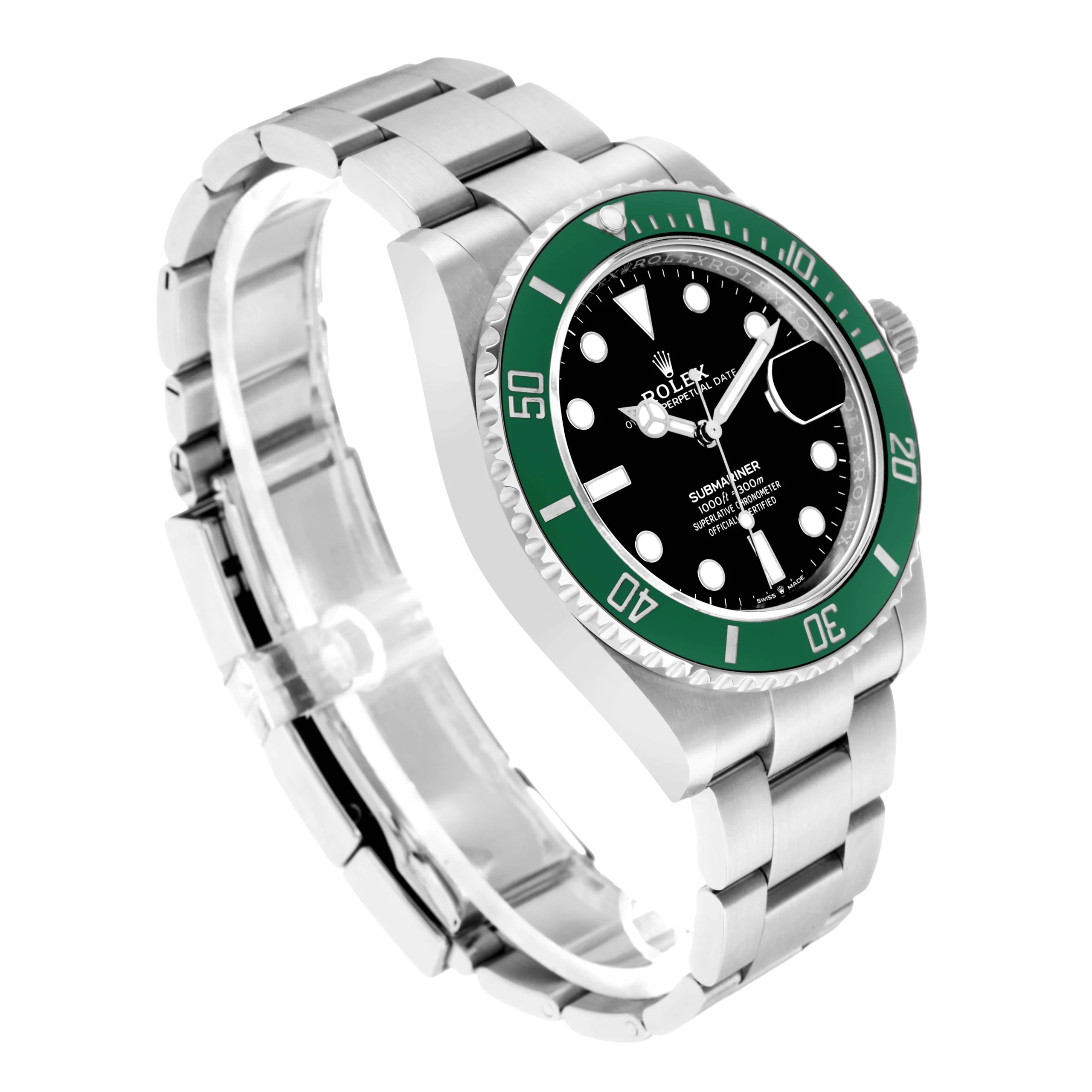 Rolex Submariner 41mm Starbucks Steel Green Bezel Mens Watch 126610LV - Image 4