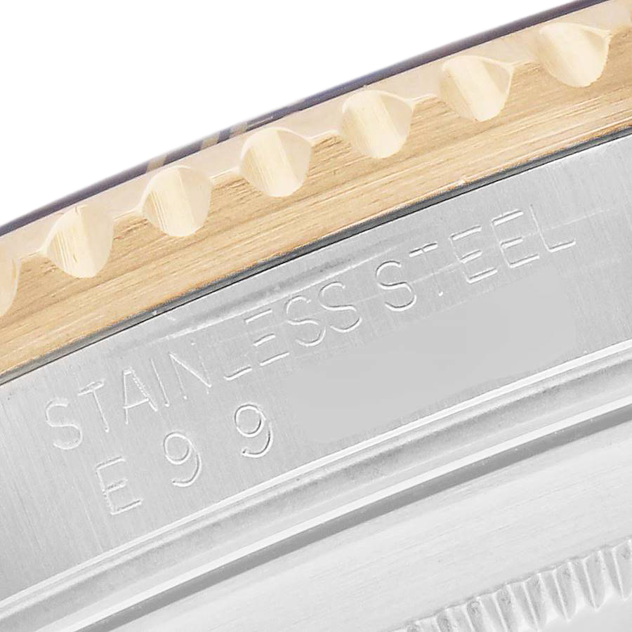 Rolex Submariner Steel Yellow Gold 40mmDiamond Serti Mens Watch 16613 - Image 8