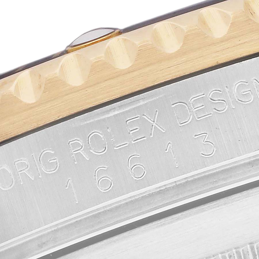 Rolex Submariner Steel Yellow Gold 40mmDiamond Serti Mens Watch 16613 - Image 9