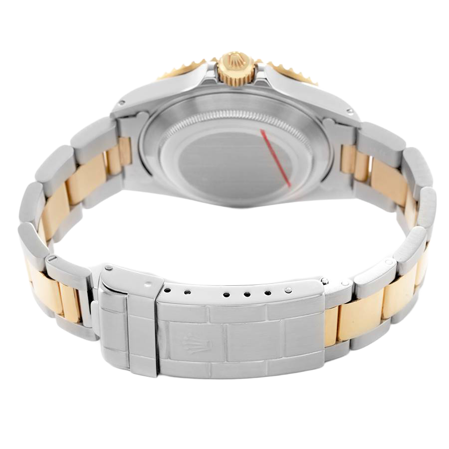 Rolex Submariner Steel Yellow Gold 40mm Diamond Serti Mens Watch 16613 - Image 5