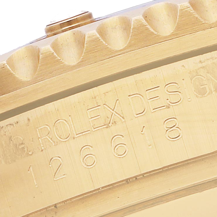 Rolex Submariner 41mm Yellow Gold Blue Dial Bezel Mens Watch 126618 - Image 2