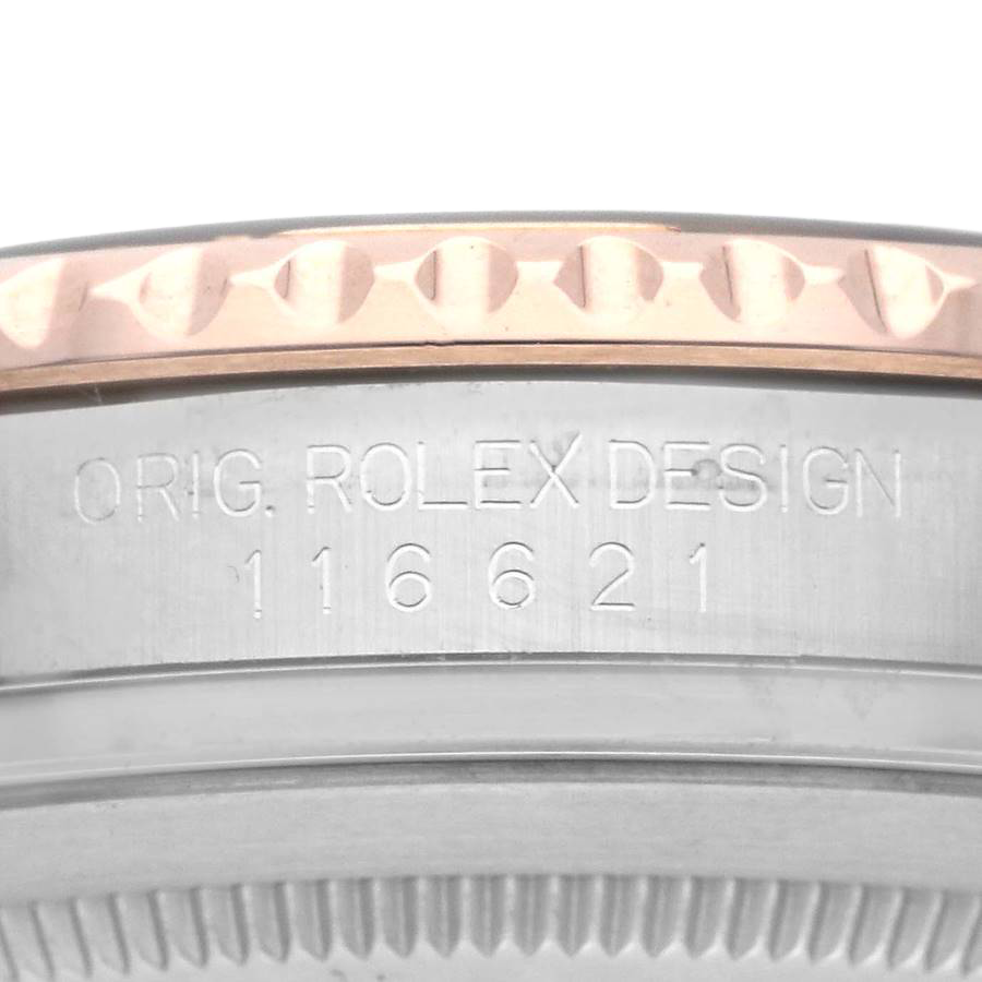 Rolex Yachtmaster 40 Rose Gold Steel Brown Dial Mens Watch 116621 - Image 9