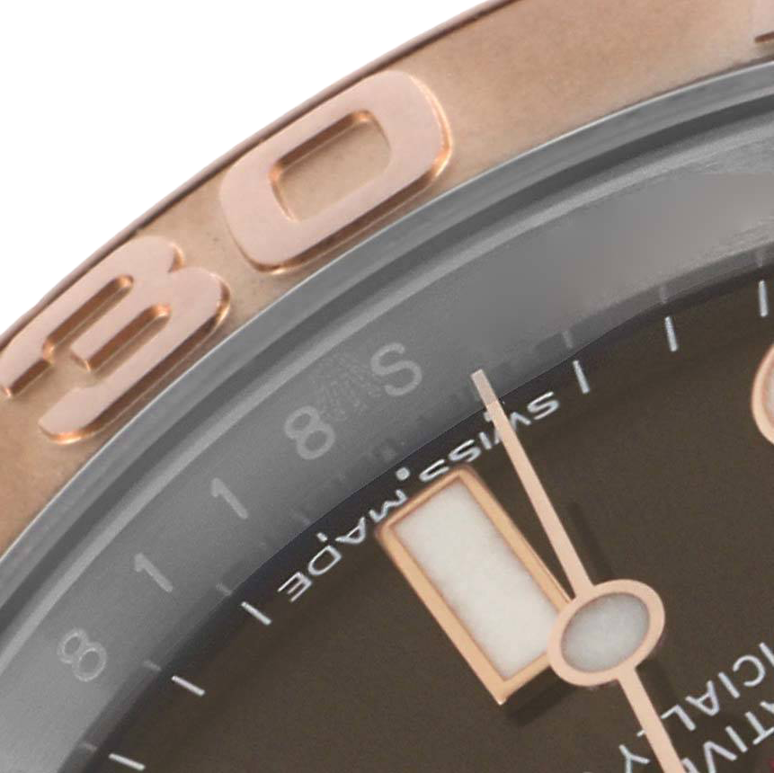 Rolex Yachtmaster 40 Rose Gold Steel Brown Dial Mens Watch 116621 - Image 8