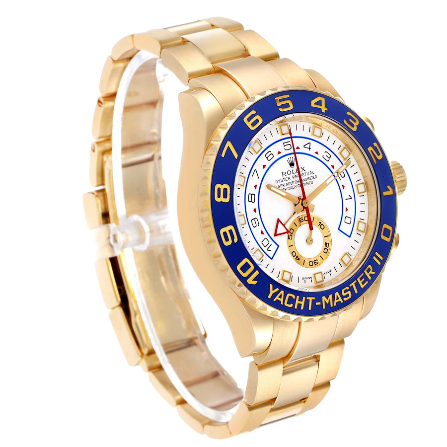 Rolex Yachtmaster II 44mm Regatta Yellow Gold Mens Watch 116688 - Image 4