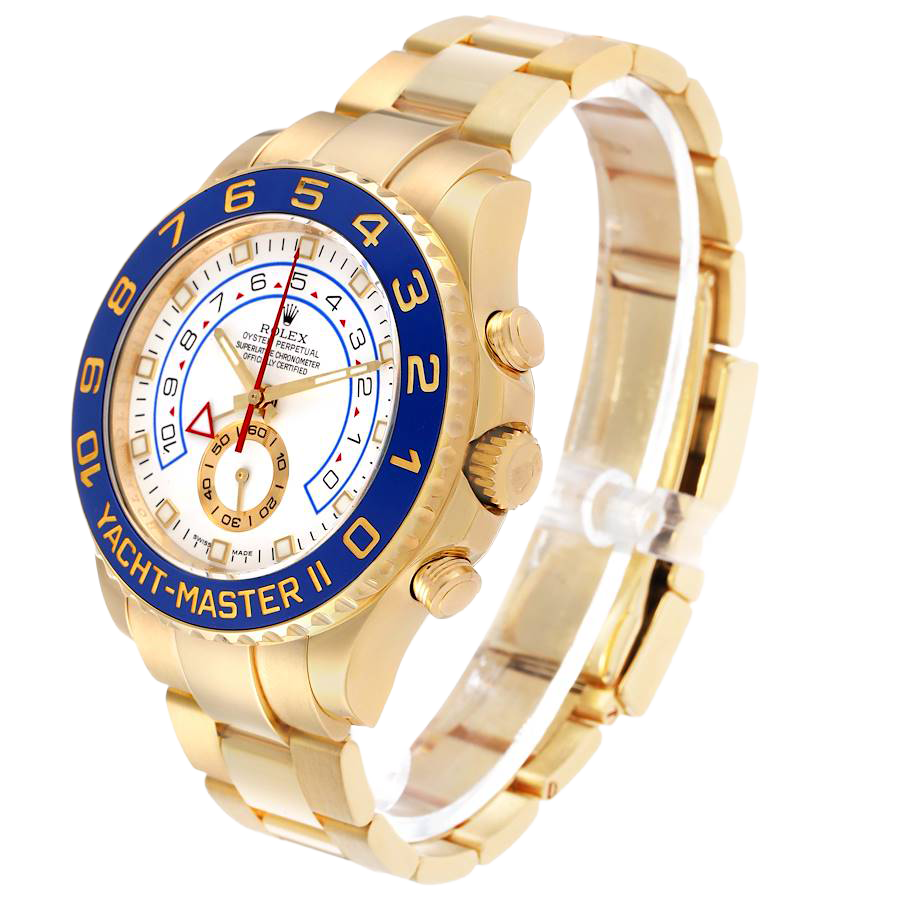 Rolex Yachtmaster II 44mm Regatta Yellow Gold Mens Watch 116688 - Image 2