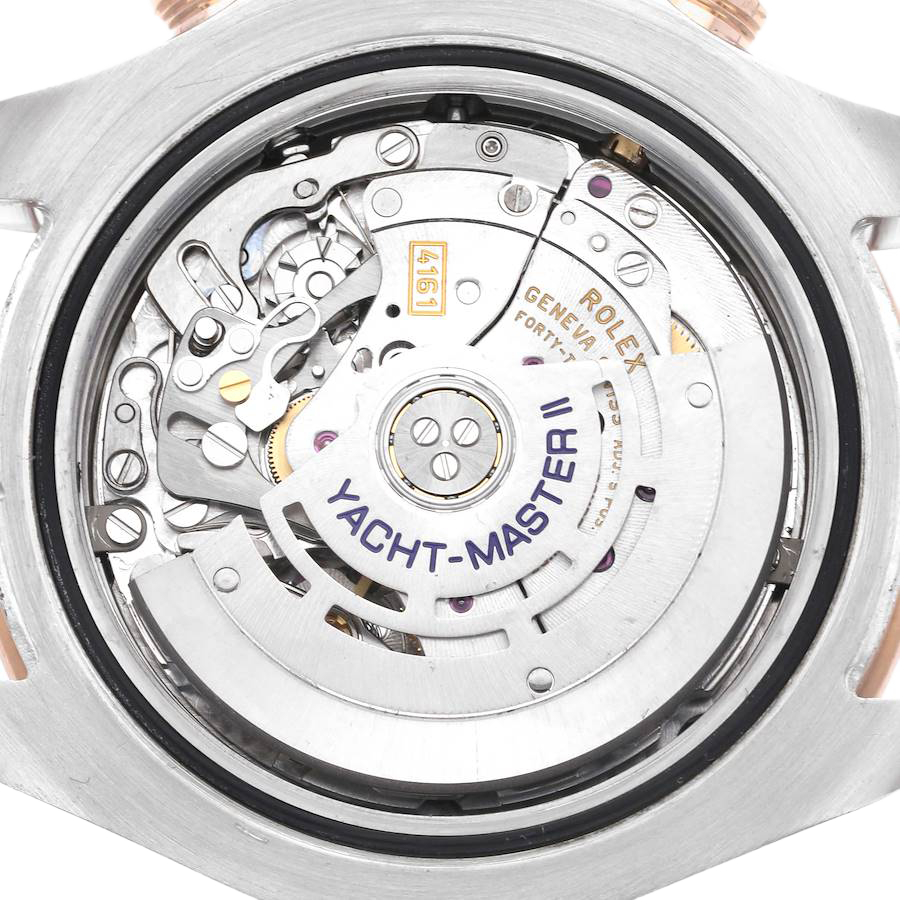 Rolex Yachtmaster II 44mm Steel Rose Gold Mens Watch 116681 - Image 7