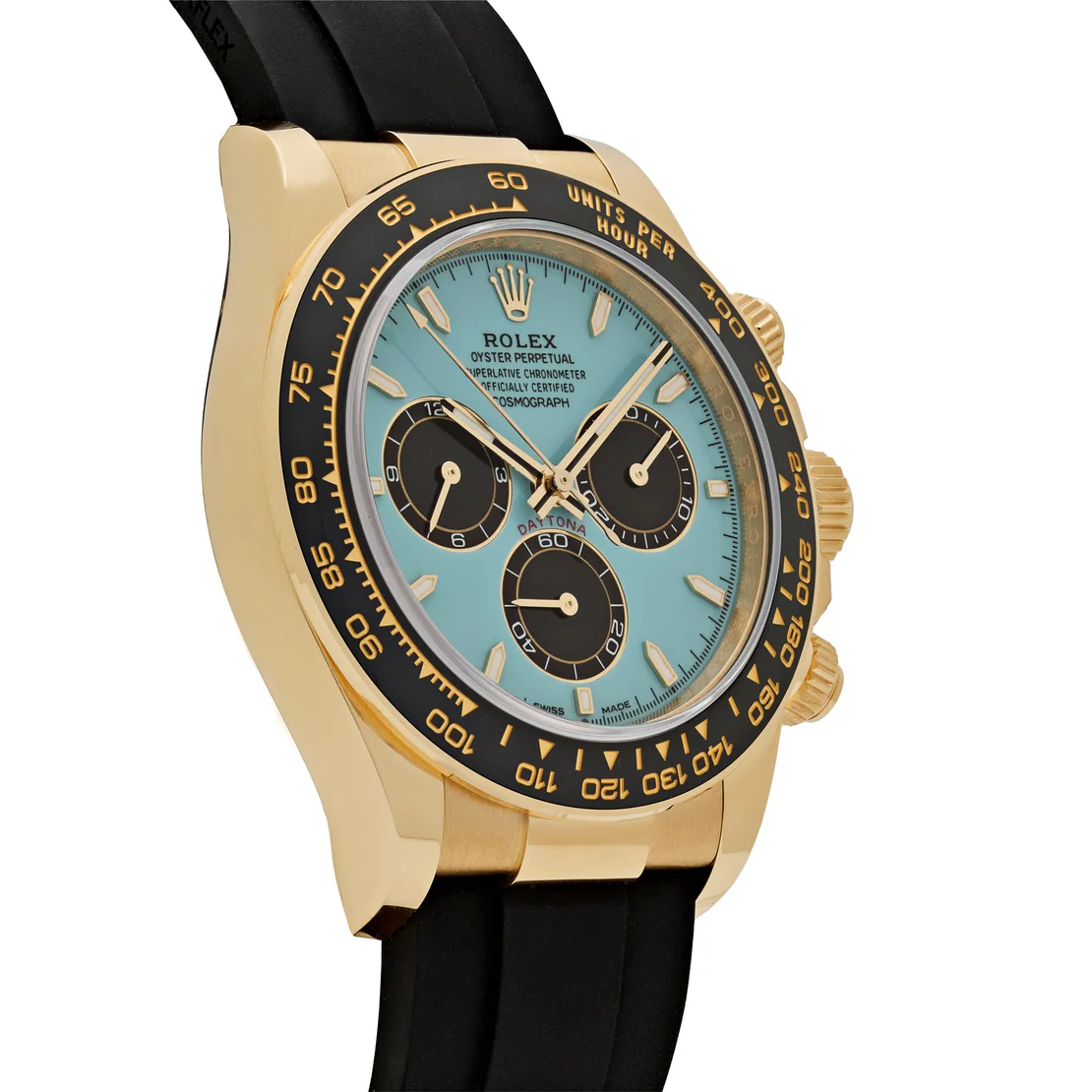 Rolex Daytona 40mm Yellow Gold ?C Turquoise Tiffany Dial 126518LN - Image 5