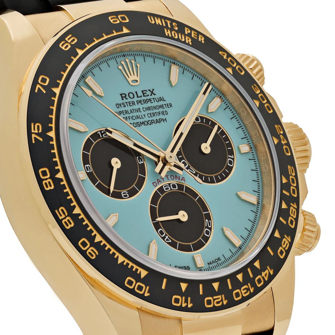 Rolex Daytona 40mm Yellow Gold ?C Turquoise Tiffany Dial 126518LN - Image 6