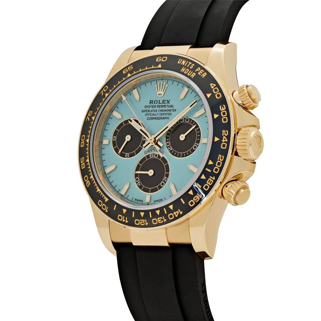Rolex Daytona 40mm Yellow Gold ?C Turquoise Tiffany Dial 126518LN - Image 8