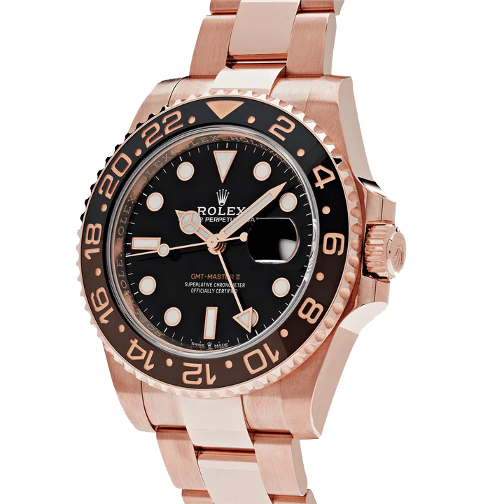 Rolex GMT-Master II 126715CHNR Root Beer Rose Gold Black Dial (2025) - Image 4