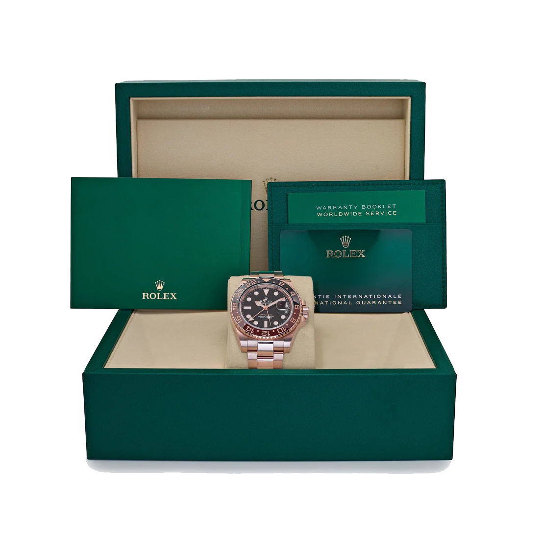 Rolex GMT-Master II 126715CHNR Root Beer Rose Gold Black Dial (2025) - Image 6
