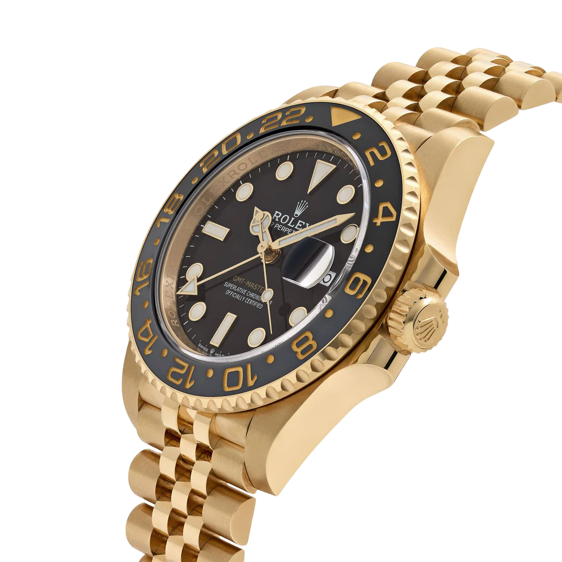 Rolex GMT-Master II 126718GRNR Yellow Gold Black Dial Jubilee (2025) - Image 4