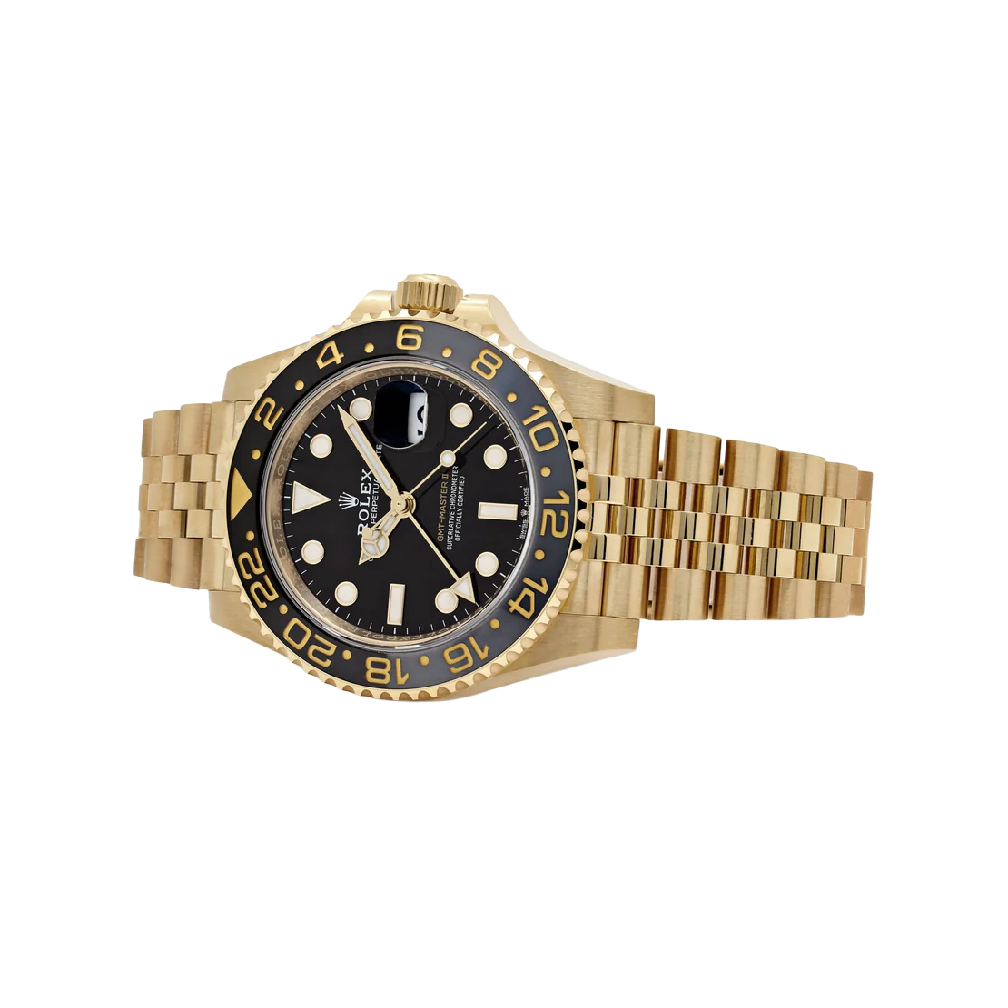 Rolex GMT-Master II 126718GRNR Yellow Gold Black Dial Jubilee (2025) - Image 5