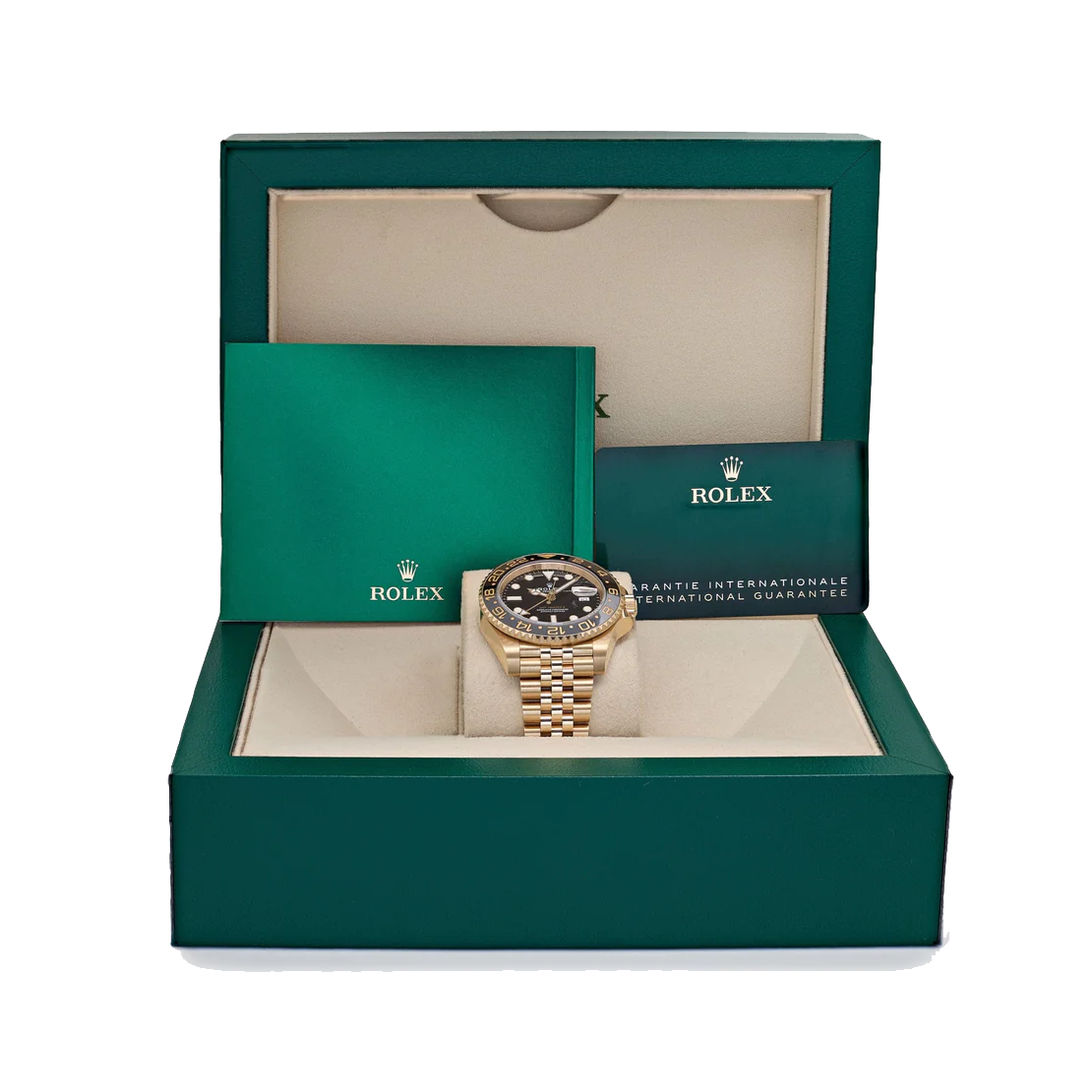 Rolex GMT-Master II 126718GRNR Yellow Gold Black Dial Jubilee (2025) - Image 8