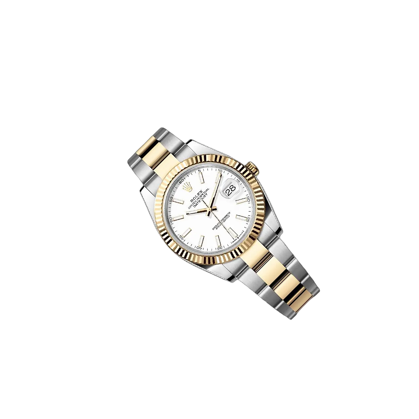 Rolex Datejust 41mm White Dial, Yellow Roleso 126333-0015 - Image 3