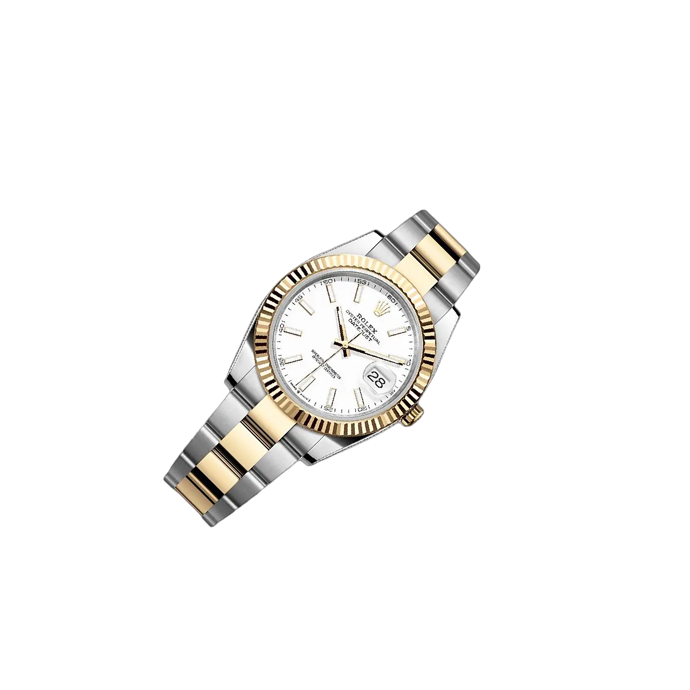 Rolex Datejust 41mm White Dial, Yellow Roleso 126333-0015 - Image 2