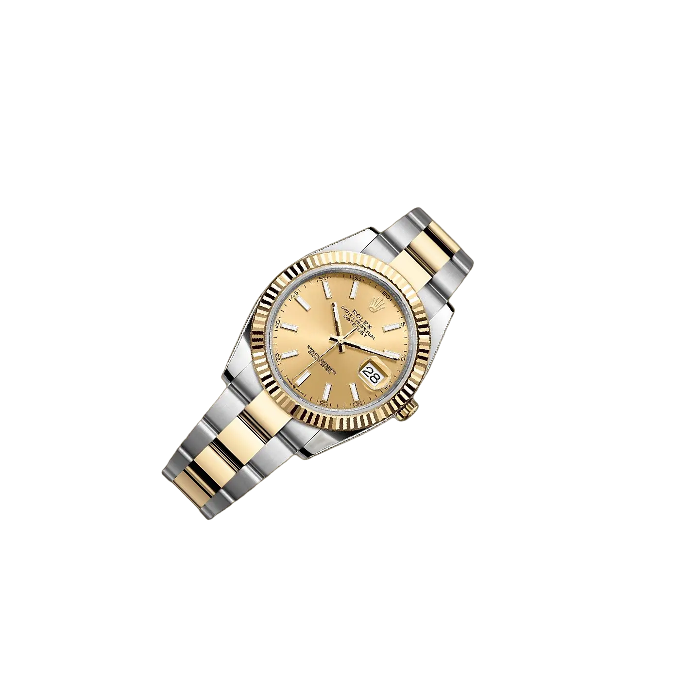 Rolex Datejust 41mm Champagne Dial Yellow Rolesor 126333-009 - Image 2
