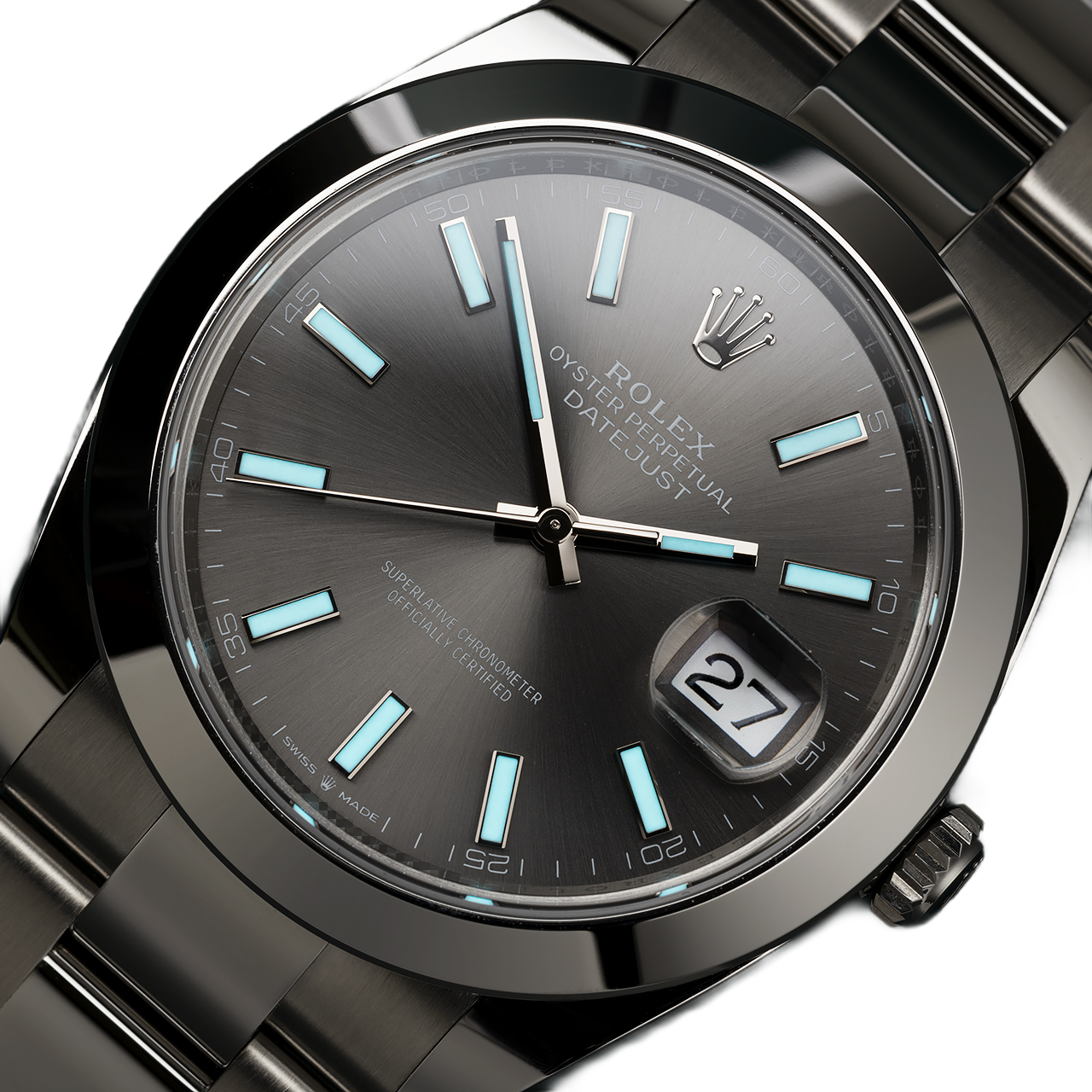 Rolex Datejust Oyster 41 mm Oystersteel Grey Dial 126300-0007 - Image 5