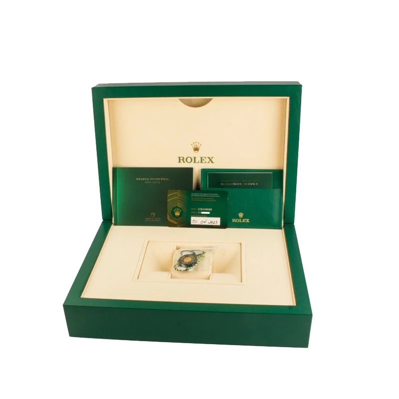Rolex Day-Date 40 228348RBR Yellow Gold Diamond Bezel Champagne Roman Dial - Image 10